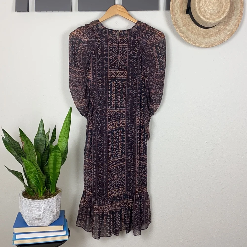 Ulla Johnson Aicha Silk Chiffon Dress - 6 - Picture 8 of 10